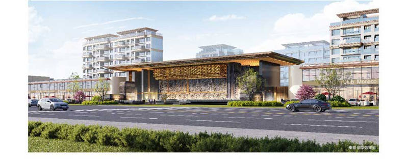 绿城明月兰庭 项目入口与建筑外观实拍